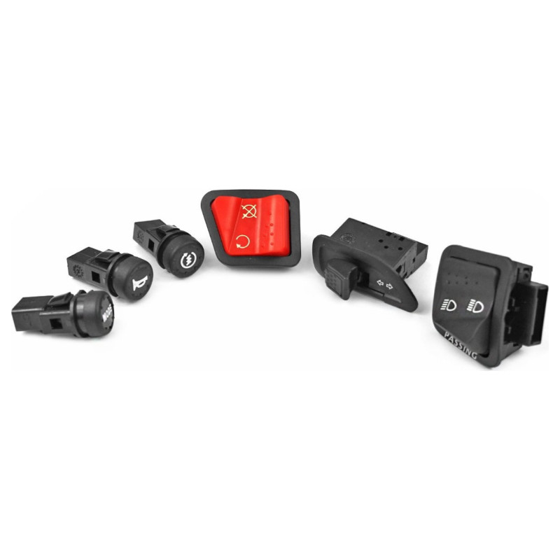 TNT Tuning INTRERUPATOR STANGA SI DREAPTA SCOOTER PIAGGIO 50cc ( OEM: 294723 / 294434 / 58236R / 294877 / 58058R /