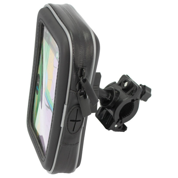 TNT Tuning SUPORT GSM/PDA IMPERMEABIL PENTRU SCOOTER/MOTOCICLETA (FIXARE PE GHIDON) ( FIX ON HANDLEBAR ) 540016G