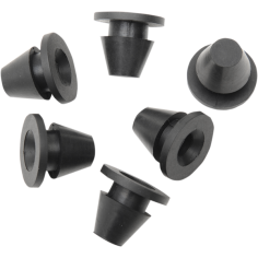 DRAG SPECIALTIES Garnituri pentru capace laterale negre 05211234  HG5NSTV