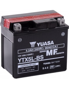 Baterie moto Yuasa AGM  12V 4Ah YTX5L-BS