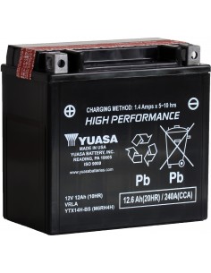 Baterie moto Yuasa AGM 12V 12Ah YTX14H-BS