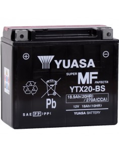 Yuasa Baterie moto Yuasa AGM 12V 18Ah YTX20-BS YTX20-BS-Y  