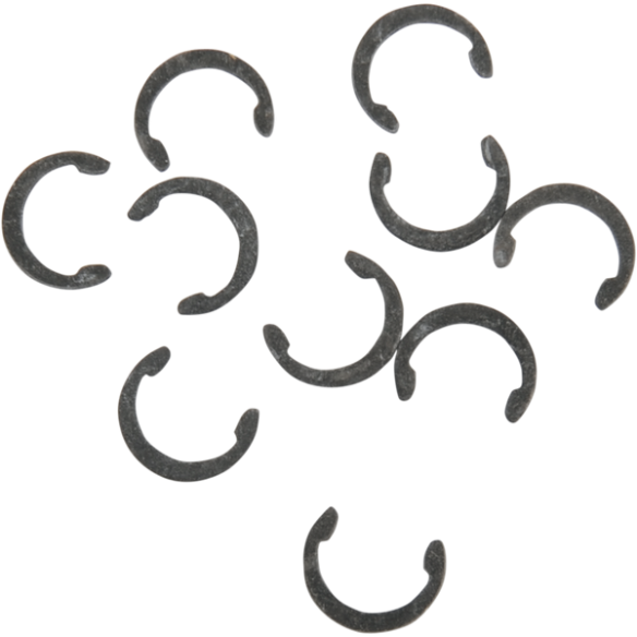EASTERN MOTORCYCLE PARTS Inele de siguranta negru DS188029  RKJCT52