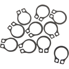 EASTERN MOTORCYCLE PARTS Inele de siguranta negru DS188030  9YCJ2E5