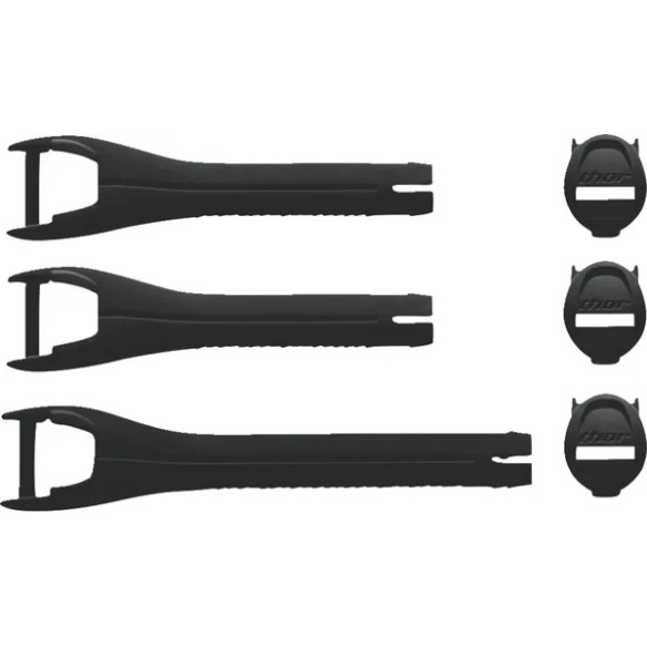 THOR Kit curea fixare cizme Youth Blitz XR negre 34301043  QMM5ZF4