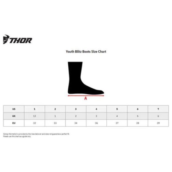 THOR Cizme Youth Blitz XR albastre 34110736  DYD25JP