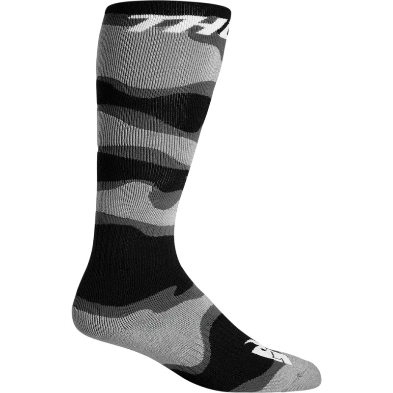 THOR Sosete Camo MX gri pentru tineri 34310659  EKDGFYH