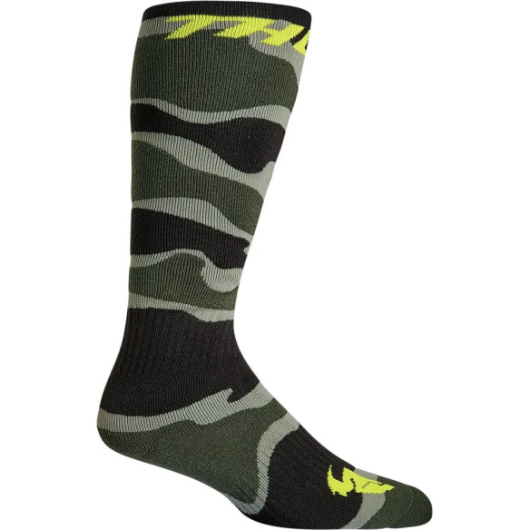 THOR Sosete Camo MX pentru tineri, verzi 34310660  3SMQ7T5