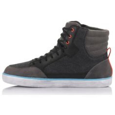 Alpinestars Pantofi moto J-6 WP Canvas negru/albastru/gri/rosu 34052410 8059175190247 LMF7NKK 2
