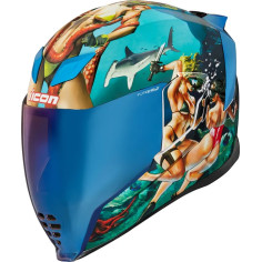 Icon Casca Airflite™ Pleasuredome 4 albastra mata 010115001  X5FFT4F