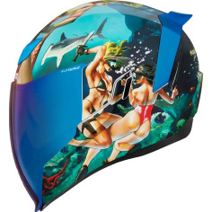 Icon Casca Airflite™ Pleasuredome 4 albastra mata 010115001  X5FFT4F 2