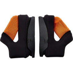 BILTWELL Pernute obraji pentru casca Gringo/Gringo S/Gringo SV 22.06 negre/portocalii 01343775 0840258910443 9NY24UR 2
