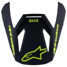 Alpinestars Viziera casca SM3 Radium pentru tineri neagra/galbena 01321809 8059347427119 MYCA955