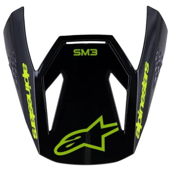 Alpinestars Viziera casca SM3 Radium pentru tineri neagra/galbena 01321810 8059347427126 W9ML2UM