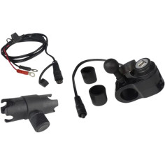 GEARS CANADA Incarcator cu Dual USB Port si Suport cu Bila 1" negru 21200938  6GGG2SG