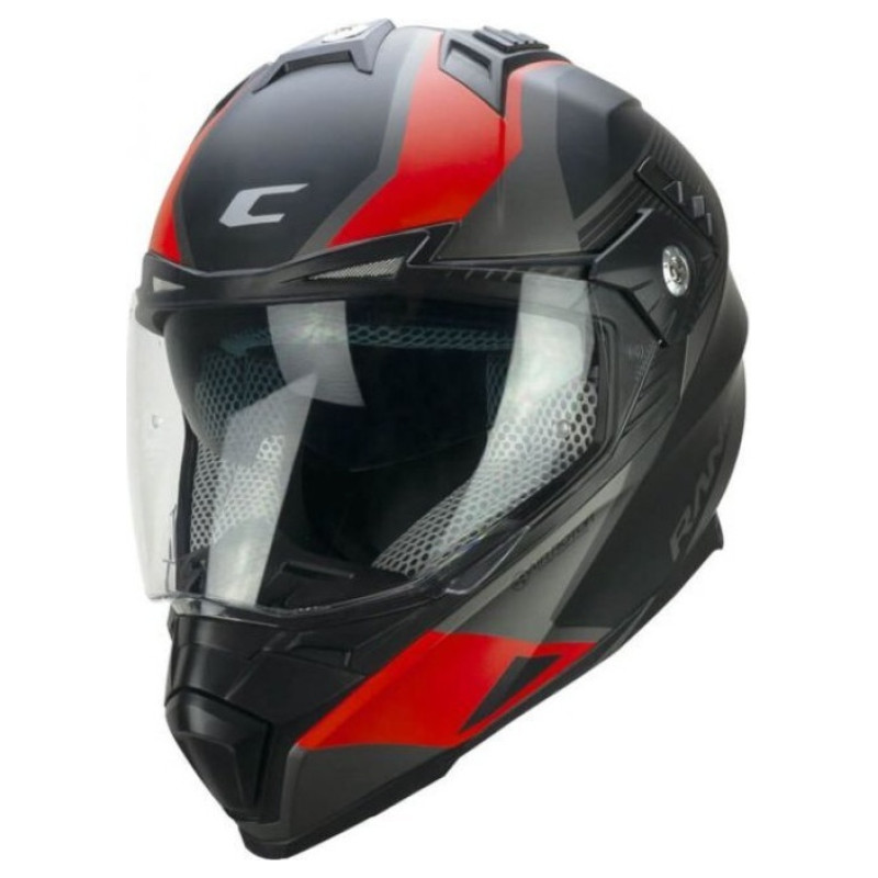 CGM Casca moto Off-Road CGM Twin Ranger Negru /Rosu 666G-ASV-03  