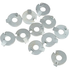 EASTERN MOTORCYCLE PARTS Saibe de blocare ax pornitor argintii 21100231  UUFPR4U