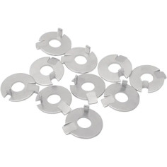 EASTERN MOTORCYCLE PARTS Saibe de blocare ax pornitor argintii 21100232  XM96U9D