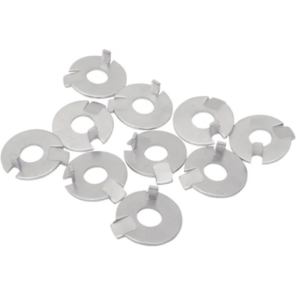 EASTERN MOTORCYCLE PARTS Saibe de blocare ax pornitor argintii 21100232  XM96U9D