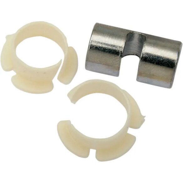 EASTERN MOTORCYCLE PARTS Kit bucsa ancora cablu ambreiaj argintiu 06120342  4Z2FUQ6