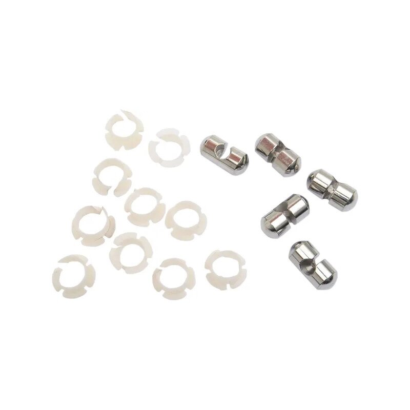 EASTERN MOTORCYCLE PARTS Kit stift ancora si bucse cablu ambreiaj/frana argintiu 06120344  NA5NXJ5