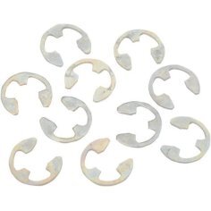 EASTERN MOTORCYCLE PARTS Inele de siguranta argintiu DS188018  H5K7S6X