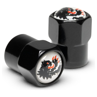 Malossi 2 DUZURI NEGRE PENTRU VALVA CAMERA AER PNEU 4213415.B0  