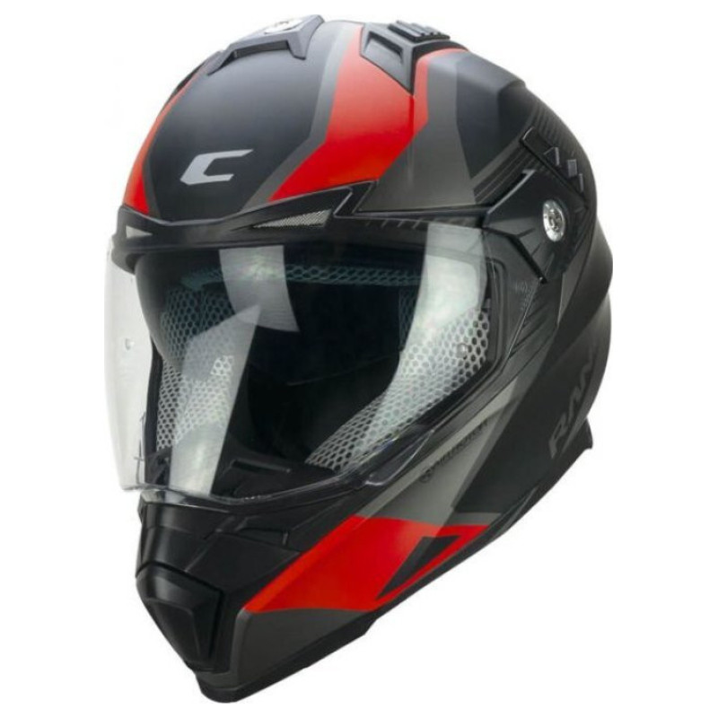 CGM Casca moto Off-Road CGM Twin Ranger Negru /Rosu 666G-ASV-03  