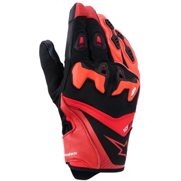 Alpinestars Manusi SP-R Pro, rosii, negre, finisaj rosu 33200806 8054866034732 AFJCQU2