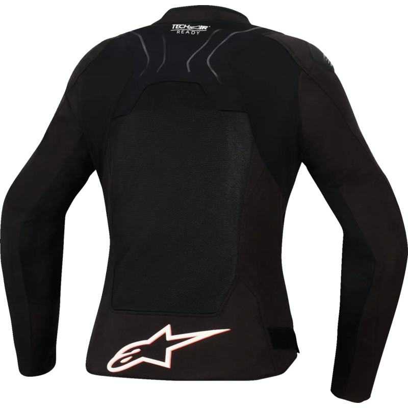Alpinestars Geaca Stella SMX Air cu finisaj negru si detalii in rosu fluorescent, alb si neagra 28221933 8054866032288