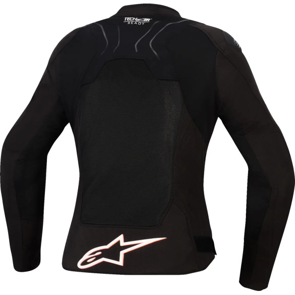Alpinestars Geaca Stella SMX Air cu finisaj negru si detalii in rosu fluorescent, alb si neagra 28221933 8054866032288