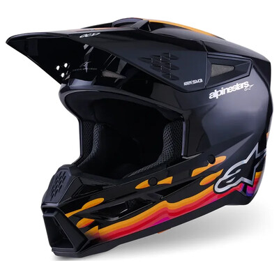 Alpinestars Casca SM3 Force neagra cu finisaj lucios 01109195 8059347572574 X4SNC5L