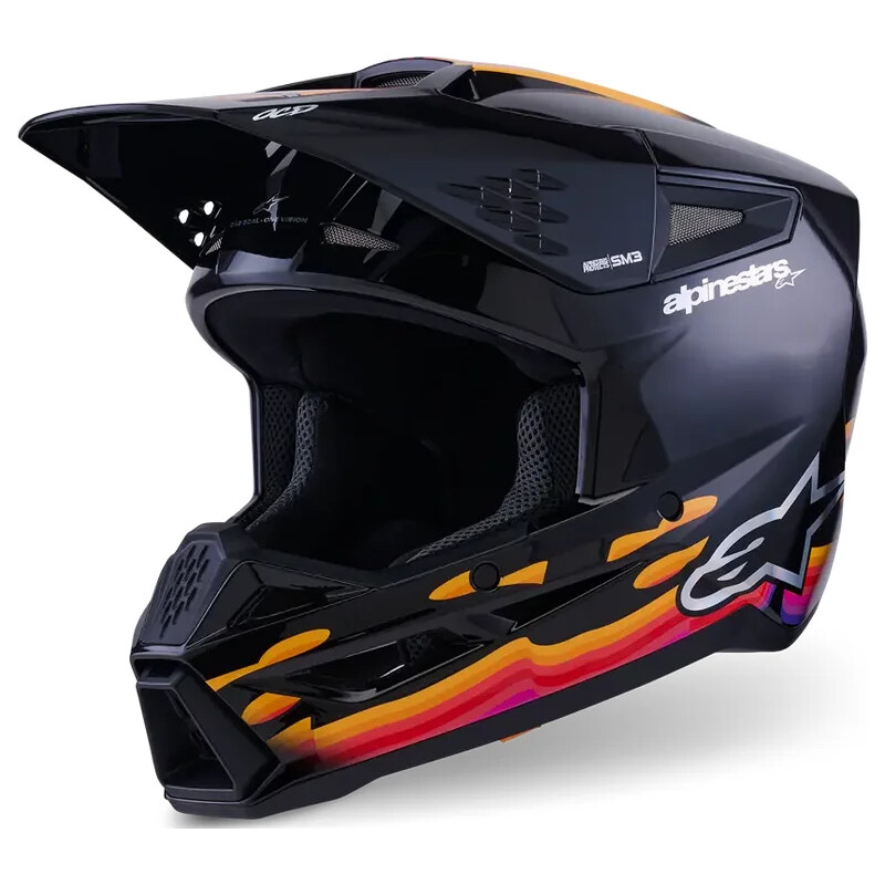 Alpinestars Casca SM3 Force neagra cu finisaj lucios 01109195 8059347572574 X4SNC5L