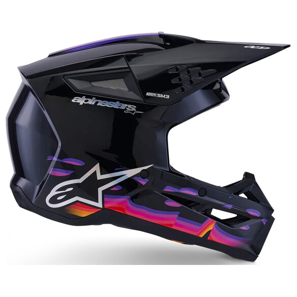 Alpinestars Casca SM3 Force neagra cu finisaj lucios 01109195 8059347572574 X4SNC5L
