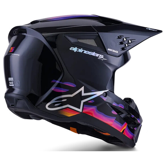 Alpinestars Casca SM3 Force neagra cu finisaj lucios 01109195 8059347572574 X4SNC5L