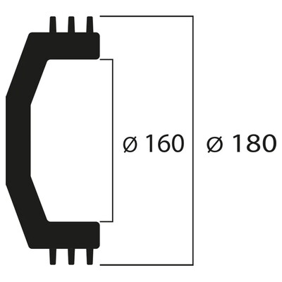 Malossi CAMPANA AMBREIAJ MAXI WING diametru intern 160 mm si greutate 1734 grame 7715576B   2