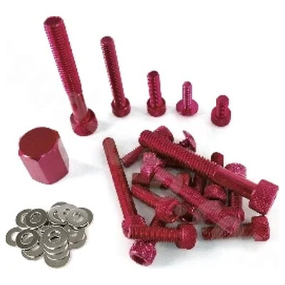 TNT Tuning SET SURUBURI (motor & caroserie) PENTRU MBK 50 BOOSTER 1999-2003 / YAMAHA 50 BWS 1999-2003 ROSU (engine
