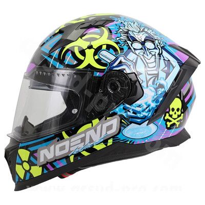 TNT Tuning CASCA NOEND SC-36 CRAZY GENIUS VIZIERA DUBLA FULL-FACE XS 441045 3608670756813  2
