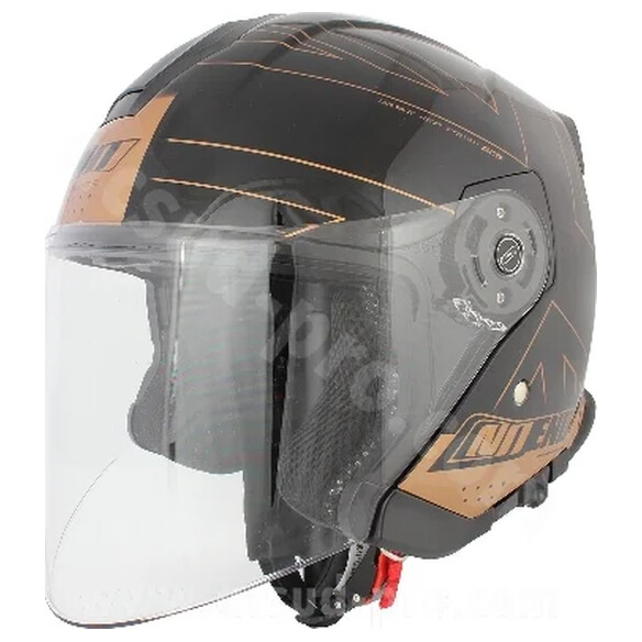 TNT Tuning CASCA JET MAX NOEND ECRAN DUBLU UNION NEGRU AUR XS 441984A 3608670672496 
