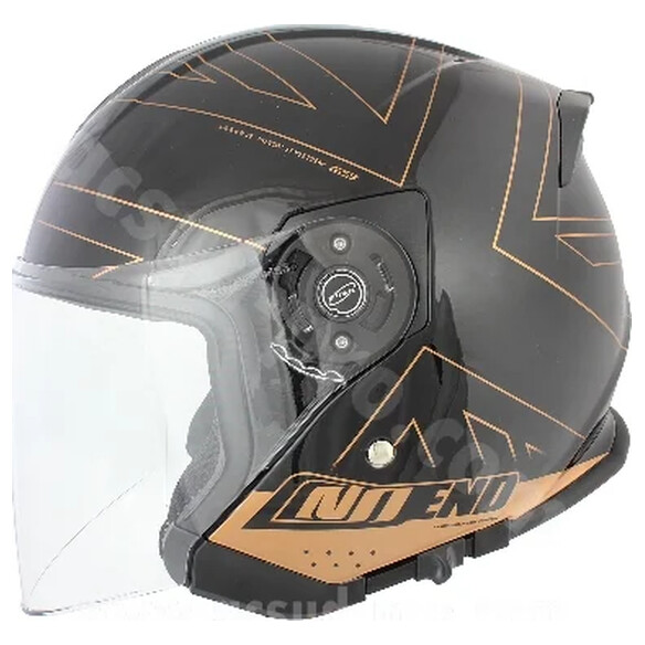 TNT Tuning CASCA JET MAX NOEND ECRAN DUBLU UNION NEGRU AUR XS 441984A 3608670672496 