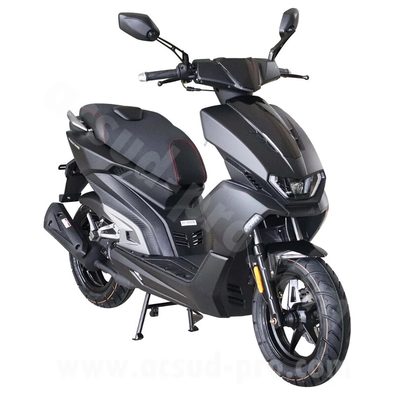 TNT MOTOR SCOOTER TNT MOTOR STREETMAX 50CC NEGRU MAT / NEGRU LUCIOS 12" E5+ (EFI) 940064D  