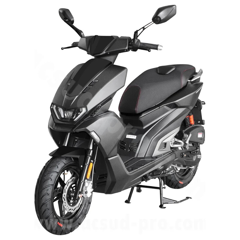TNT MOTOR SCOOTER TNT MOTOR STREETMAX 50CC NEGRU MAT / NEGRU LUCIOS 12" E5+ (EFI) 940064D  