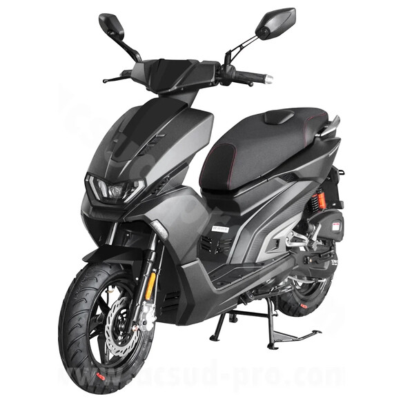 TNT MOTOR SCOOTER TNT MOTOR STREETMAX 50CC NEGRU MAT / NEGRU LUCIOS 12" E5+ (EFI) 940064D  