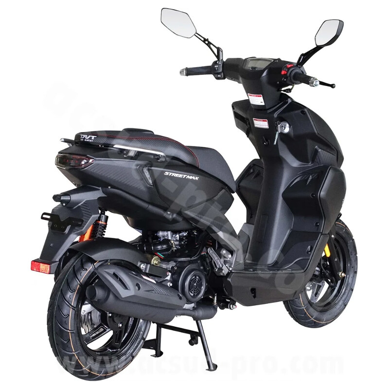 TNT MOTOR SCOOTER TNT MOTOR STREETMAX 50CC NEGRU MAT / NEGRU LUCIOS 12" E5+ (EFI) 940064D  