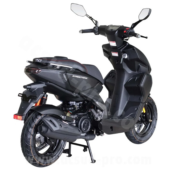 TNT MOTOR SCOOTER TNT MOTOR STREETMAX 50CC NEGRU MAT / NEGRU LUCIOS 12" E5+ (EFI) 940064D  