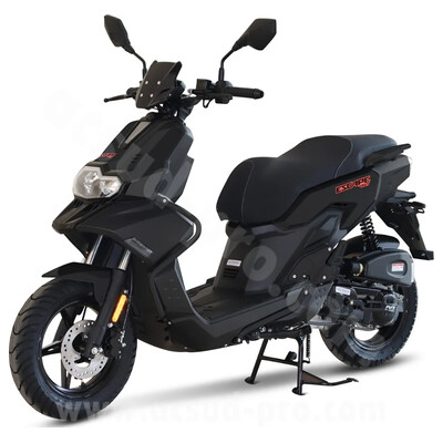 TNT MOTOR TNT MOTOR ESCAPE SCOOTER 4 STROKE 50CC 12" NEGRU EFI E5+ 940077E  