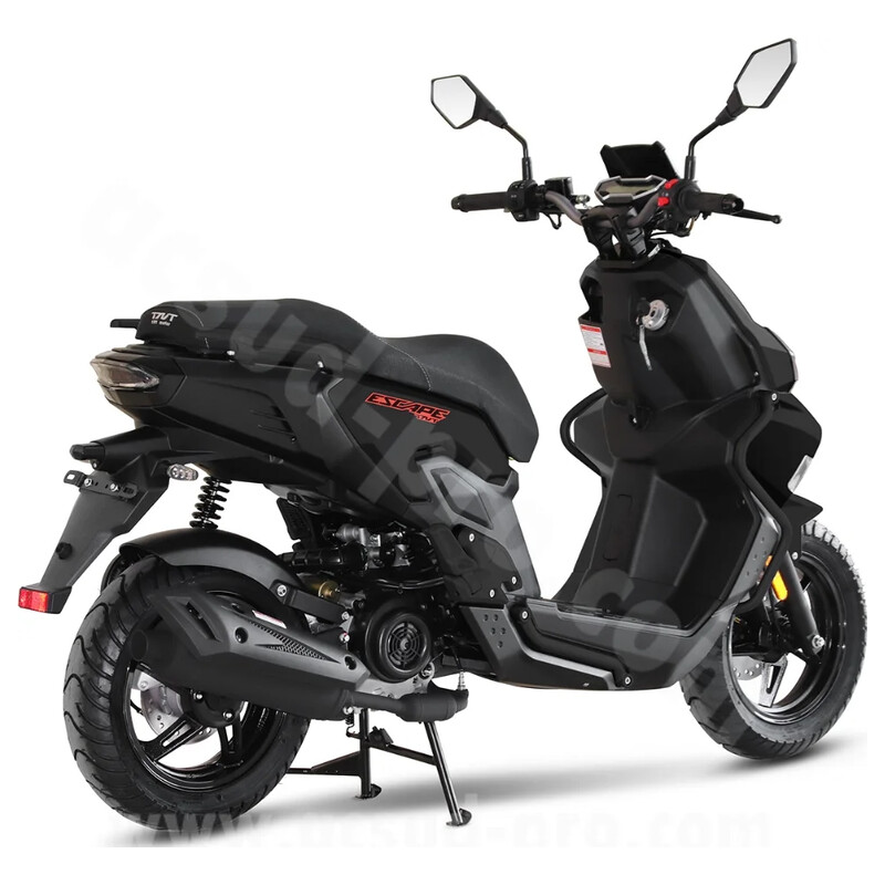 TNT MOTOR TNT MOTOR ESCAPE SCOOTER 4 STROKE 50CC 12" NEGRU EFI E5+ 940077E  