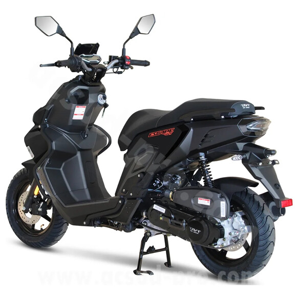 TNT MOTOR TNT MOTOR ESCAPE SCOOTER 4 STROKE 50CC 12" NEGRU EFI E5+ 940077E  