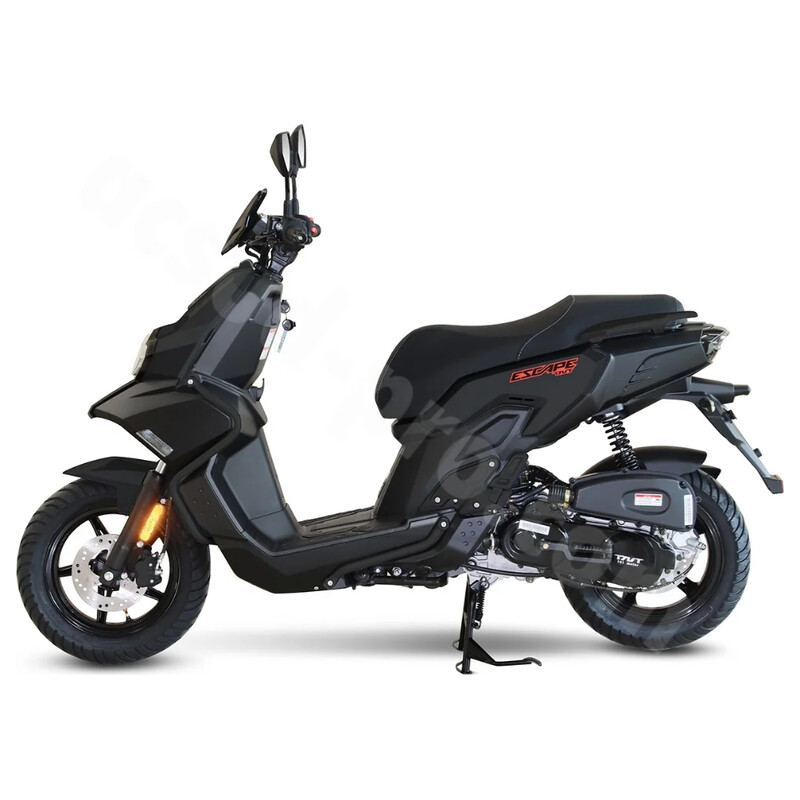 TNT MOTOR TNT MOTOR ESCAPE SCOOTER 4 STROKE 50CC 12" NEGRU EFI E5+ 940077E  