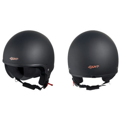 CGM Casca moto Open face CGM SKA-P Slim Negru 1NH-BAV-01  